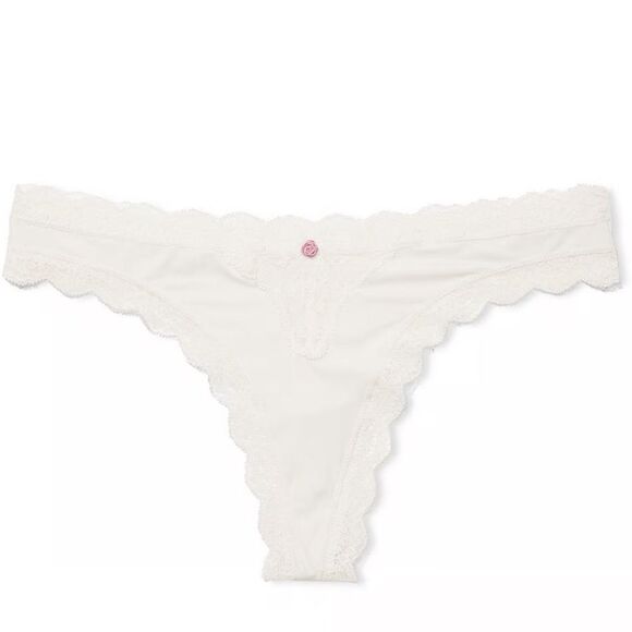 NWT- SPRING/SUMMER 2025
Lace-Trim Thong Panties- size MEDIUM - Picture 2 of 7